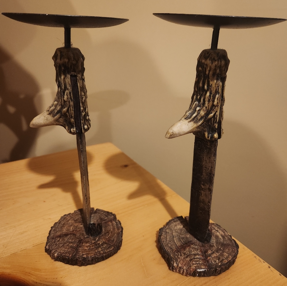 RUSTIC candle holder